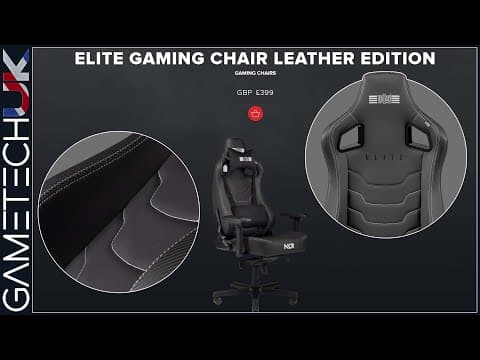 Elite Gaming Chair Leather & Suede Edition 1