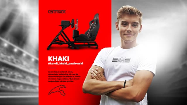 Khaki Social Gttrack Banner