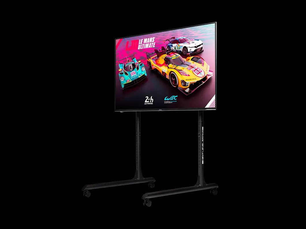 Round Tube Single Monitor Stand Gallery 3