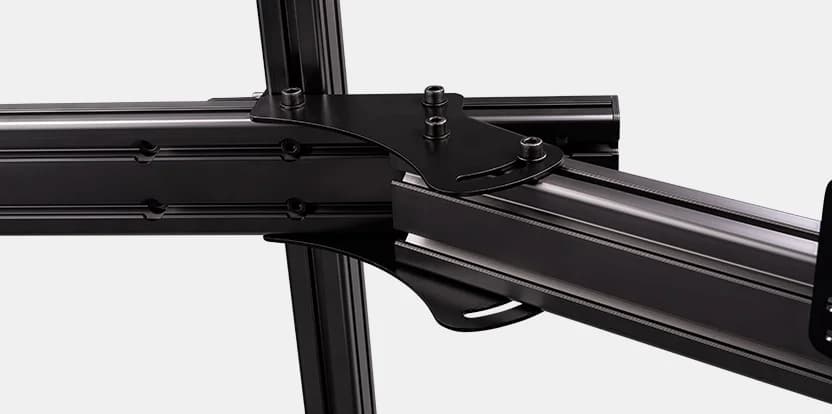 Elitefreestandingtriplemonitorstandaddoncarbongrey Feature 2