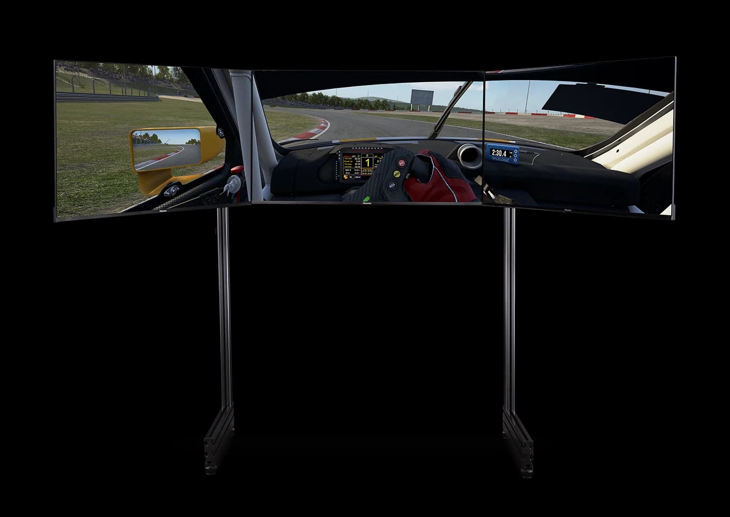 Elitefreestandingtriplemonitorstandaddoncarbongrey Features