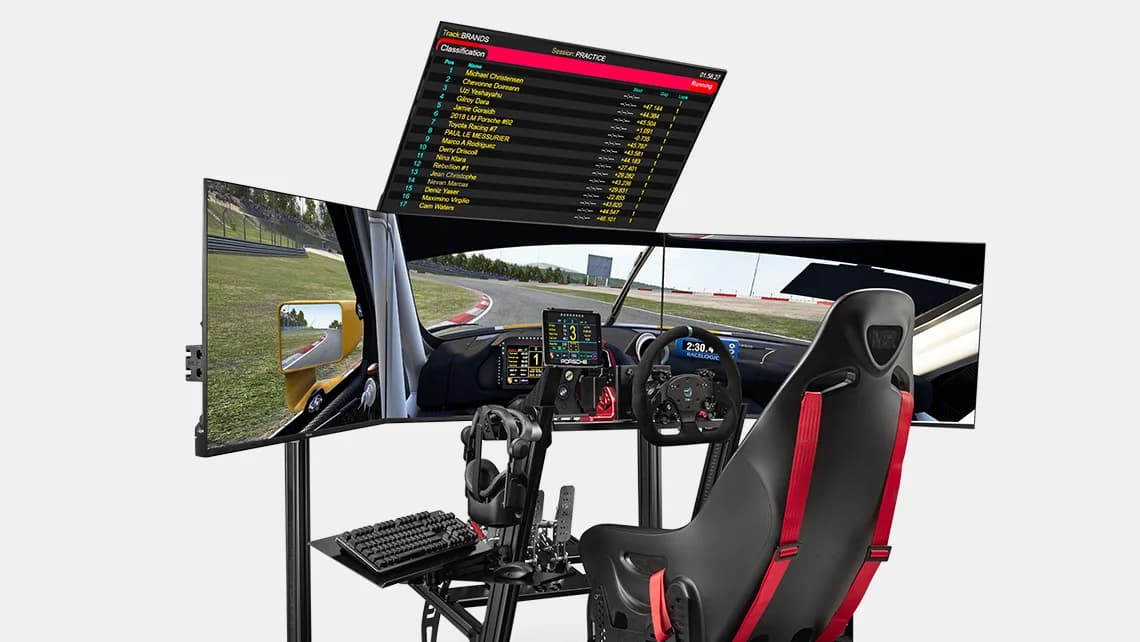 Elite Freestanding Overhead Quad Monitor Stand Add On Carbon Grey