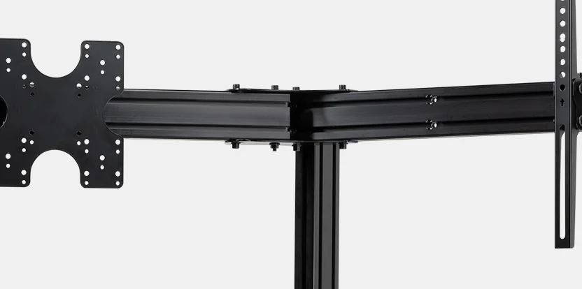 Elitefreestandingtriplemonitorstandblack Feature 1